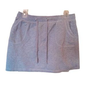 ---  Gray Sweat Skirt Medium